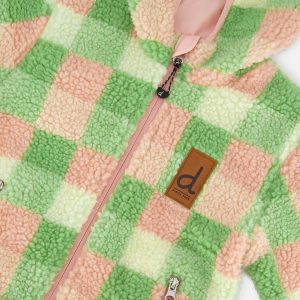 Baby Reversible Mid-Season Jacket Pale Dusty Pink - Image 5