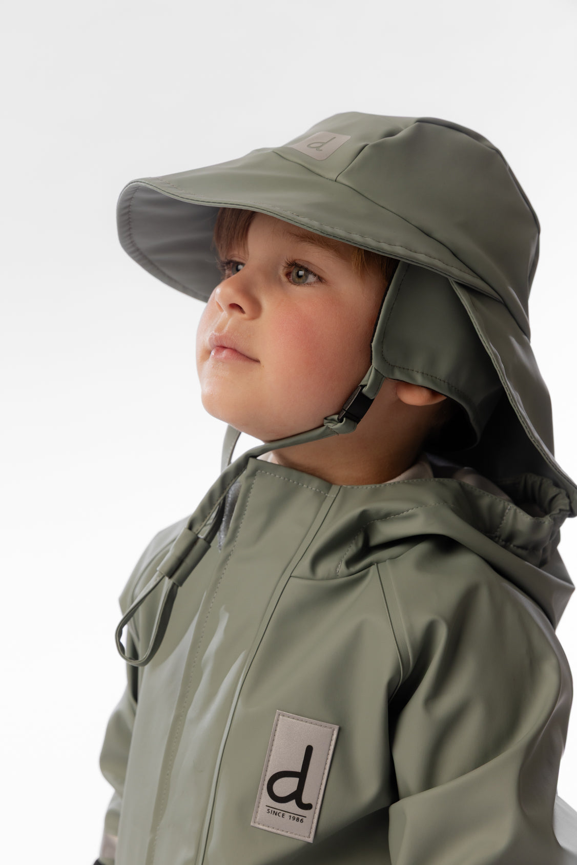 Baby Rain Hat Sage Green - Image 3