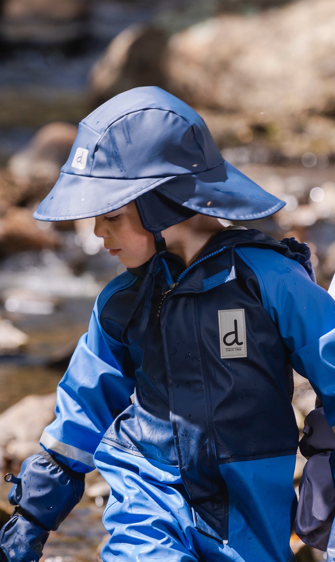Rain Hat Dark Blue - Image 2