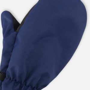 Alternative view of Baby Mid-Season Mittens Navy Blue
