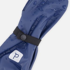 Alternative view of Baby Rain Mittens Dark Blue
