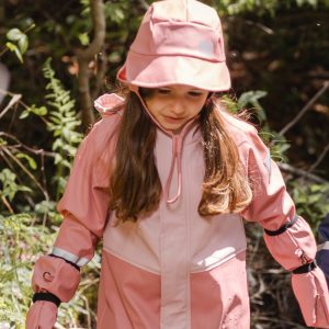 Alternative view of Rain Mittens Pink