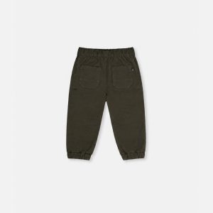 Alternative view of Baby Stretch Canvas Jogger Pants Very Dark Green