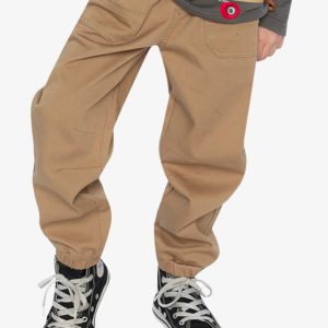 Alternative view of Stretch Canvas Jogger Pants Beige