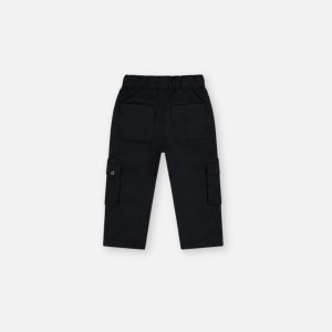 Alternative view of Baby Twill Pants With Cargo Pockets Dark Blue