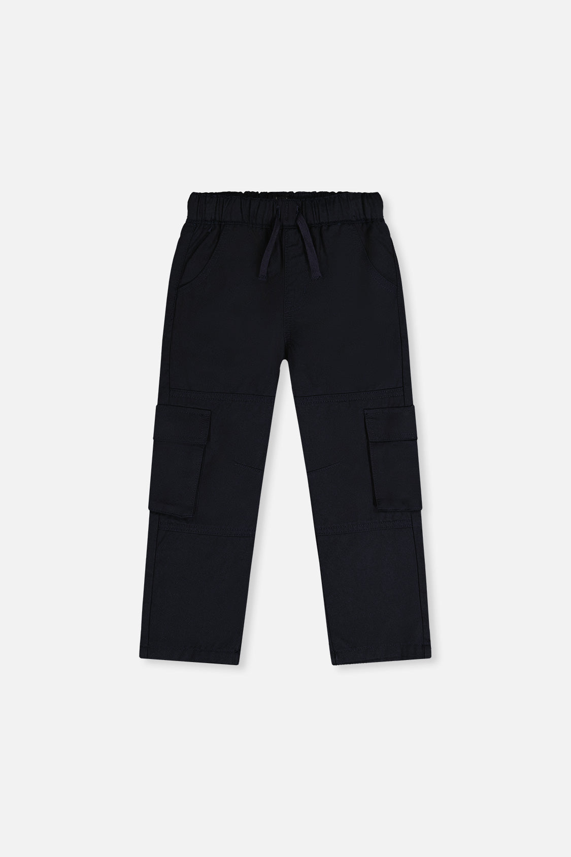 Twill Pants With Cargo Pockets Dark Blue - Image 12