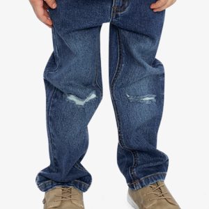 Alternative view of Stretch Jeans Navy Blue Denim