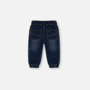 Alternative view of Baby French Terry Denim Jogger Pants Navy Blue