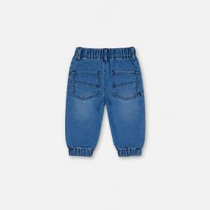 Alternative view of Baby French Terry Denim Jogger Pants Light Blue