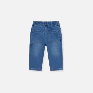 Alternative view of Baby French Terry Denim Pants Light Blue