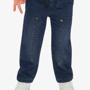 Alternative view of French Terry Denim Pants Navy Blue