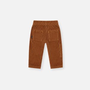 Alternative view of Baby Stretch Corduroy Pants With Cargo Pocket Brown Sugar