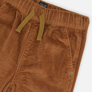 Baby Stretch Corduroy Pants With Cargo Pocket Brown Sugar - Image 3
