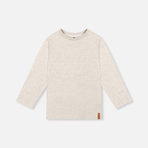 Organic Cotton Long Sleeve T-Shirt Heather Grey - Image 6