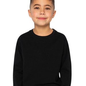 Alternative view of Organic Cotton Long Sleeve T-Shirt Black