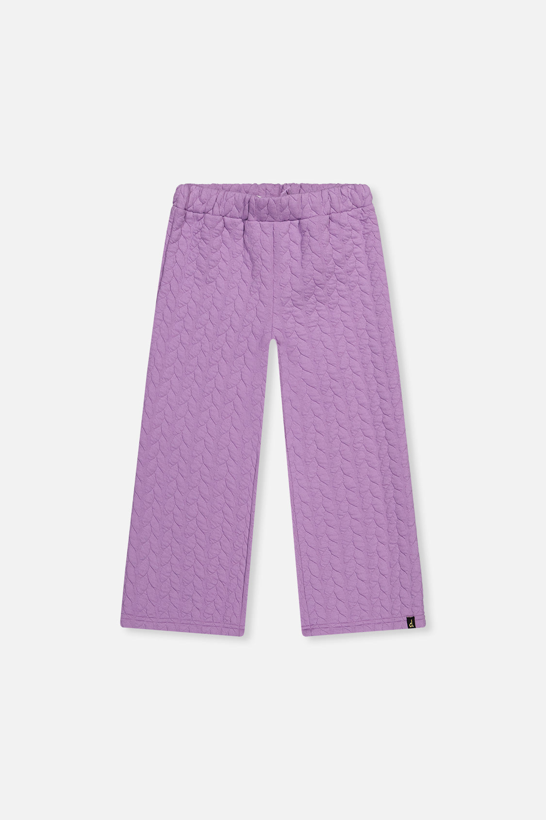Wide Leg Jacquard Pants Purple - Image 8