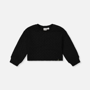 Jacquard Sweatshirt Black