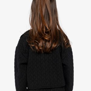 Jacquard Sweatshirt Black - Image 4