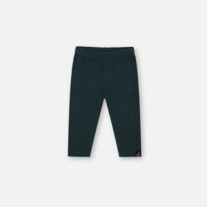 Baby Rib Leggings Jasper Printed Green