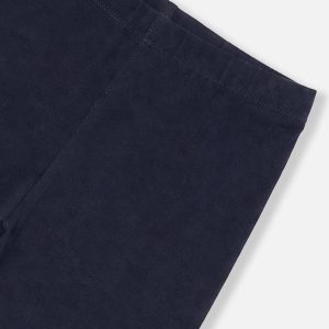 Rib Leggings Dark Blue - Image 3