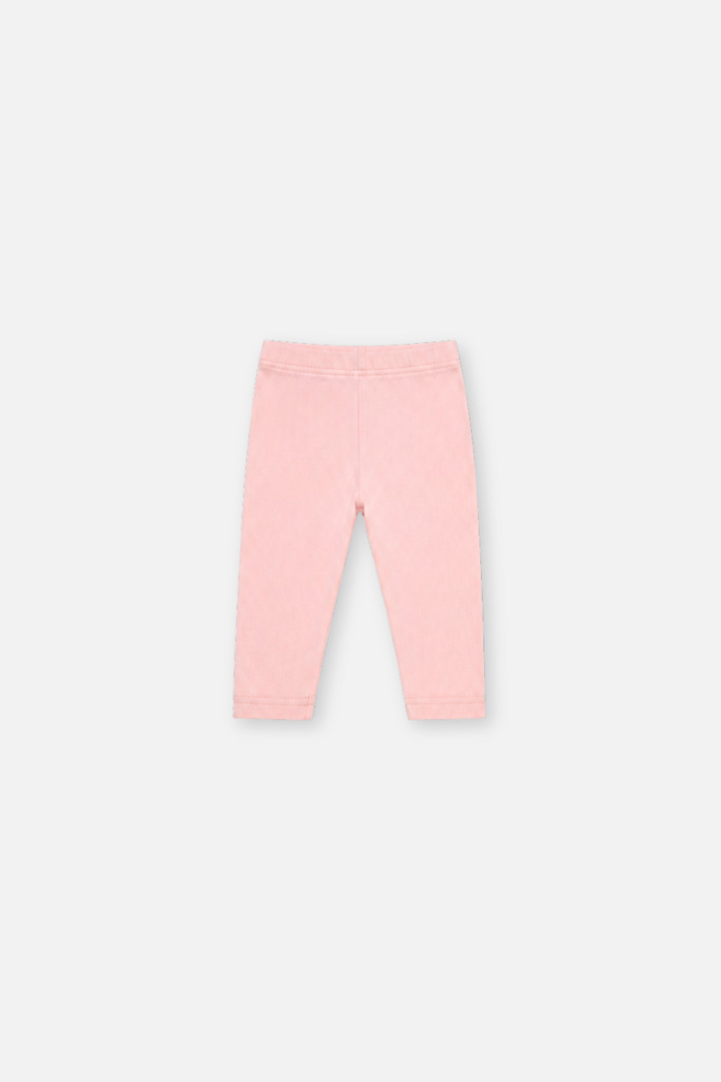 Baby Rib Leggings Pale Dusty Pink - Image 2