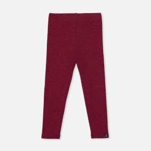 Rib Leggings Reddish-Brown