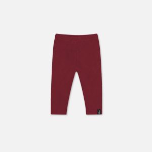 Baby Rib Leggings Reddish-Brown