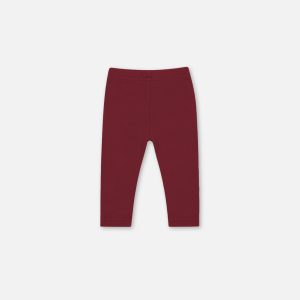 Alternative view of Baby Rib Leggings Reddish-Brown