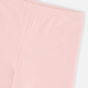 Rib Leggings Pale Dusty Pink - Image 3