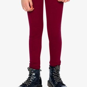 Alternative view of Rib Leggings Reddish-Brown