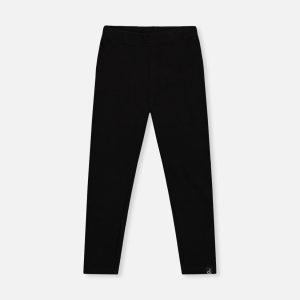 Rib Leggings Black