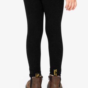 Rib Leggings Black - Image 3
