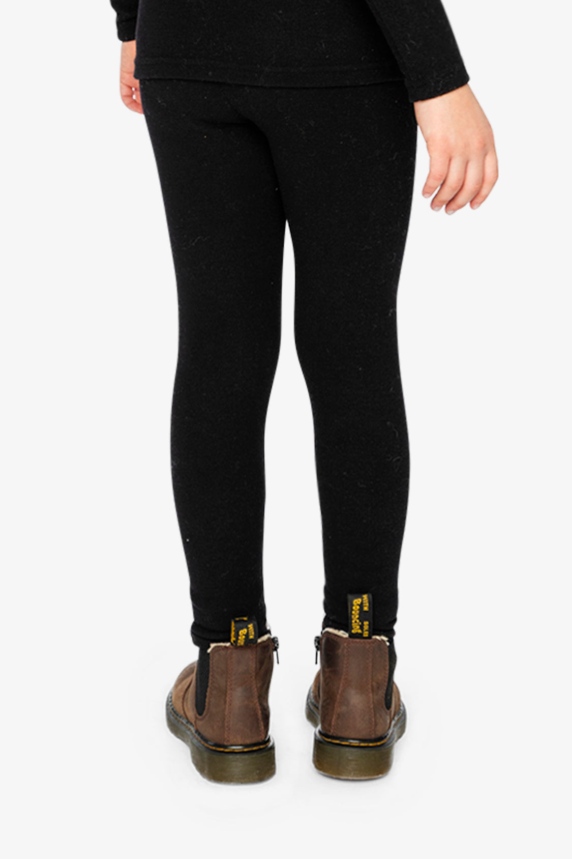 Rib Leggings Black - Image 3