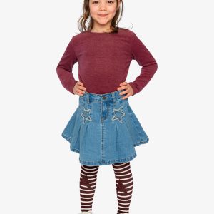Brushed Rib Crew Neck Top Reddish-Brown - Image 5