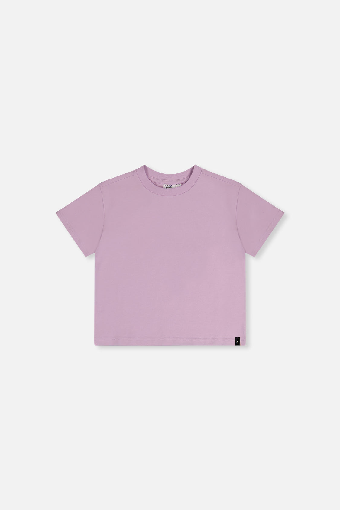 Heavy Jersey Wide Short Sleeve T-Shirt Mauve