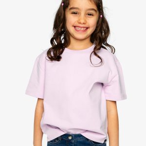 Alternative view of Heavy Jersey Wide Short Sleeve T-Shirt Mauve