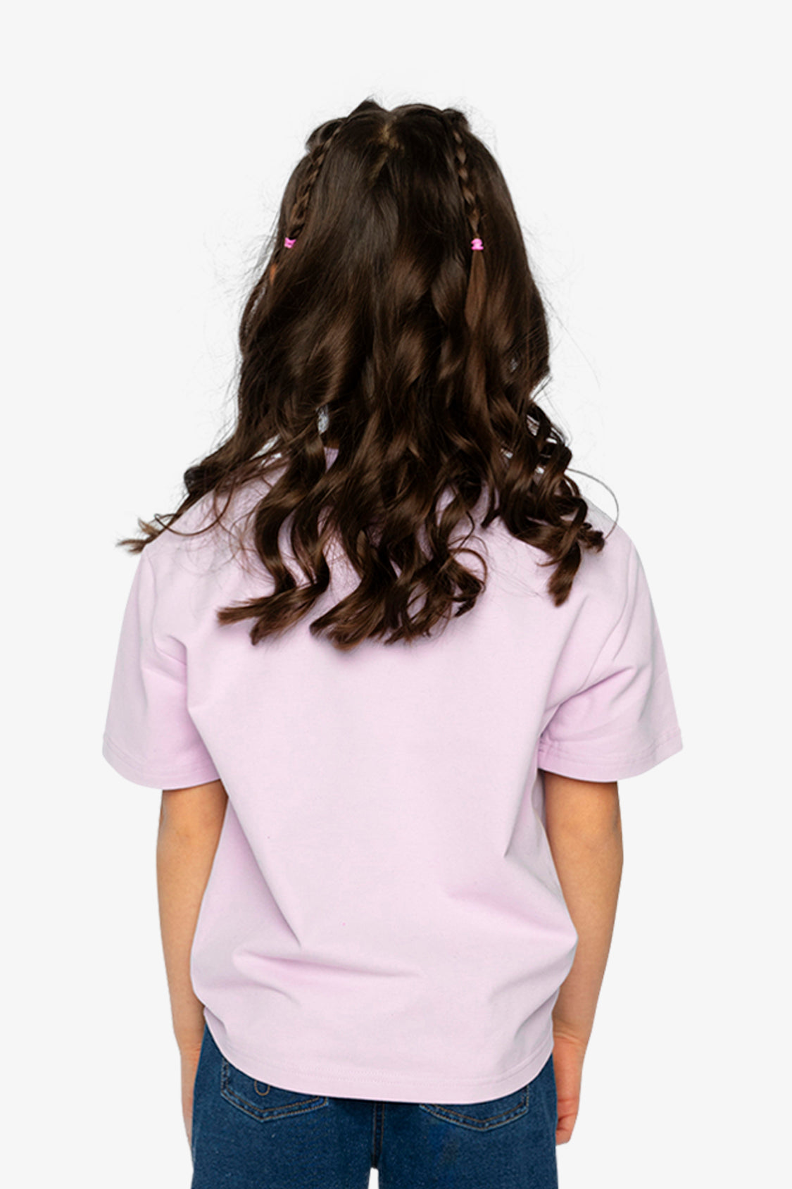 Heavy Jersey Wide Short Sleeve T-Shirt Mauve - Image 4