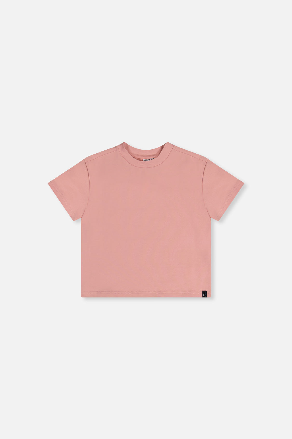 Heavy Jersey Wide Short Sleeve T-Shirt Pink