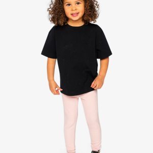 Heavy Jersey Wide Short Sleeve T-Shirt Black - Image 5