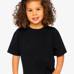 Heavy Jersey Wide Short Sleeve T-Shirt Black - Image 2