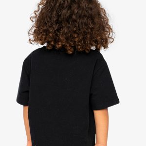 Heavy Jersey Wide Short Sleeve T-Shirt Black - Image 4