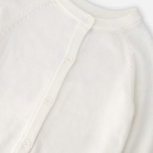 Baby Knit Cardigan Off-White - Image 3