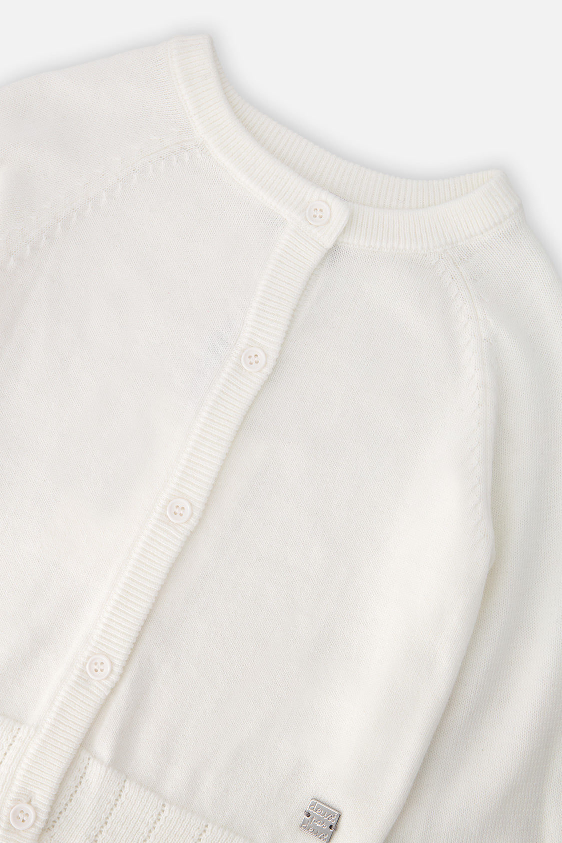 Baby Knit Cardigan Off-White - Image 3