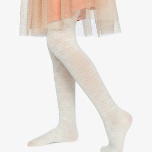 Alternative view of Knit Textured Tights Off-White