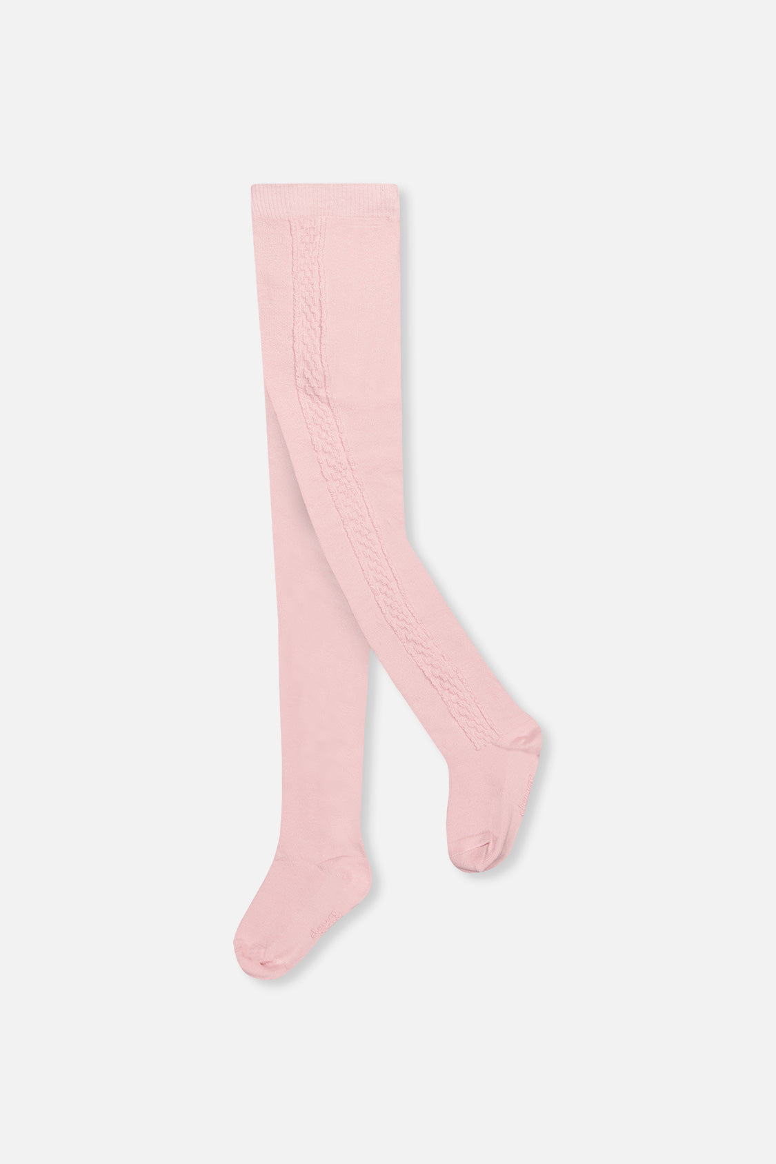 Knit Textured Tights Dusty Pink - Image 7