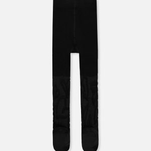 Alternative view of Knit Textured Tights Black