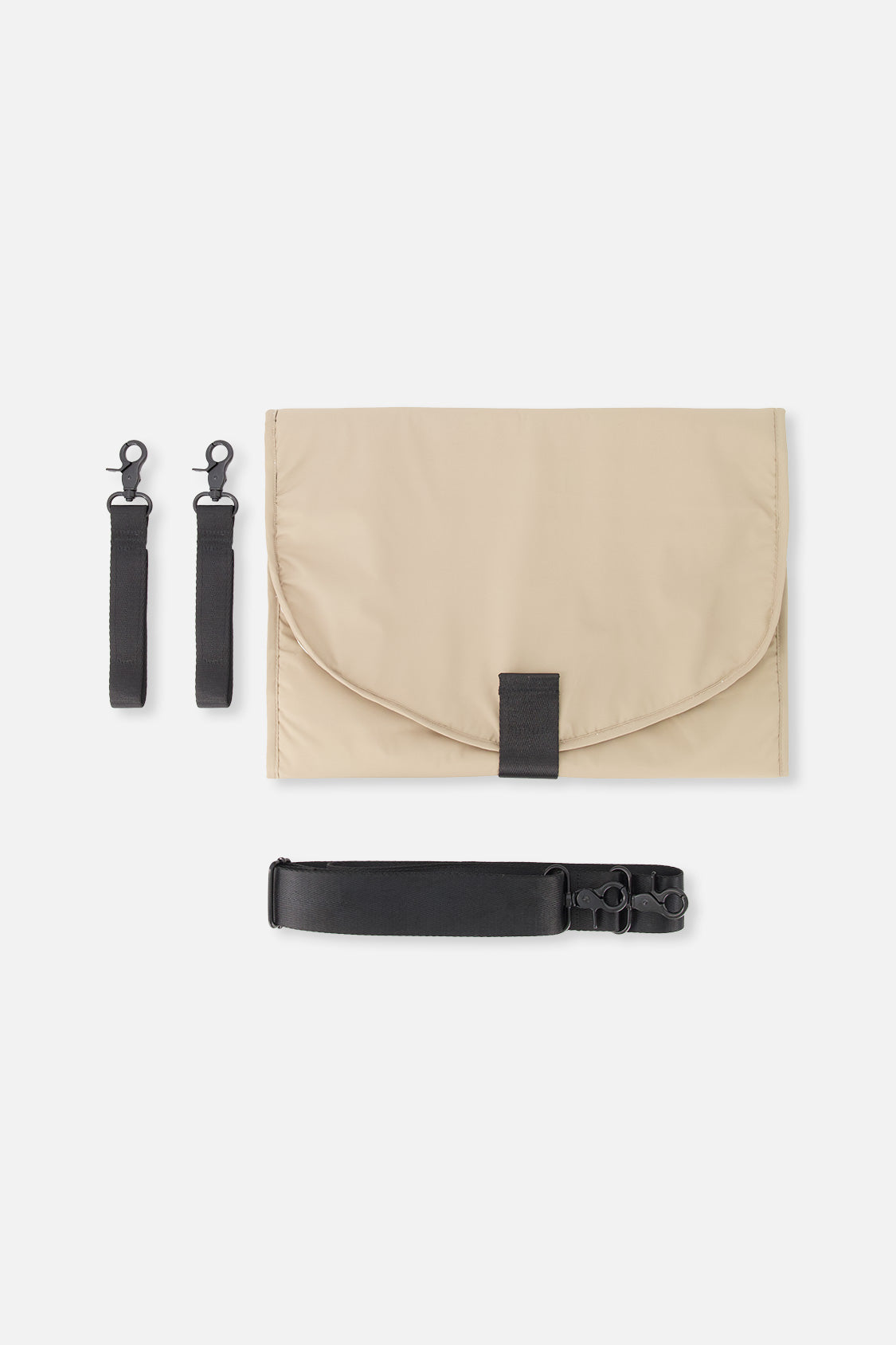 Diaper Bag Taupe With Changing Mat - Image 4