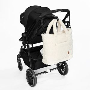 Diaper Bag Off-White With Changing Mat - Image 3