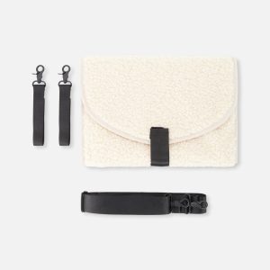 Diaper Bag Off-White With Changing Mat - Image 5