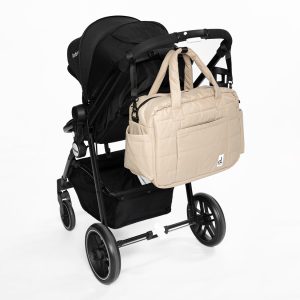 Diaper Bag With Changing Mat Beige - Image 3